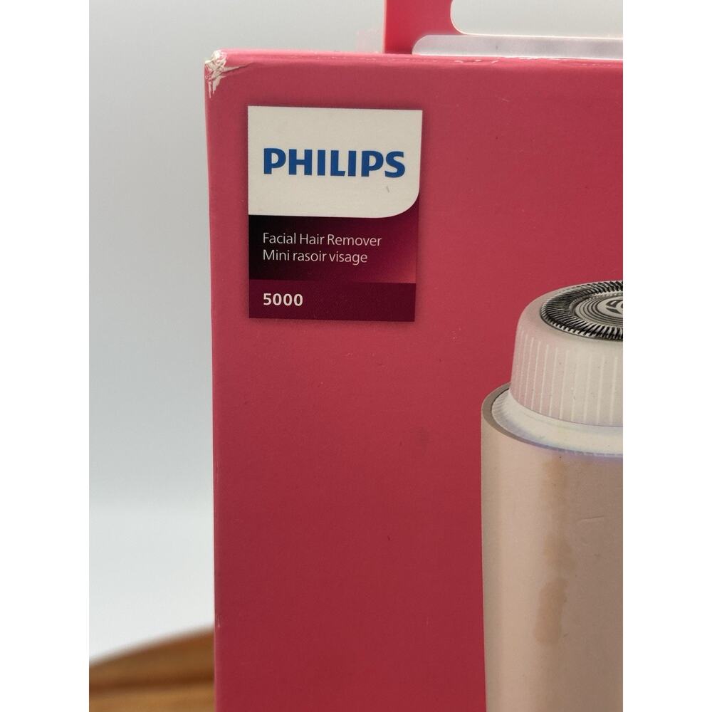 Philips Facial Hair Remover 5000 Series Pink Cordless & Compact Model BRR454/00 - Picture 2 of 13